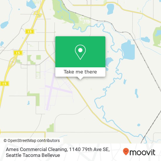 Mapa de Ames Commercial Cleaning, 1140 79th Ave SE