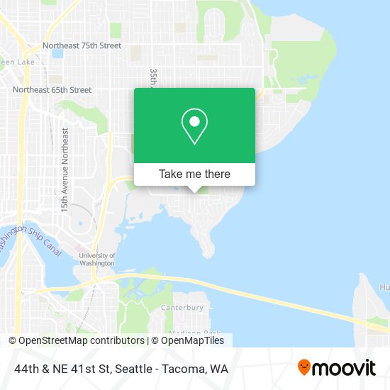 Mapa de 44th & NE 41st St