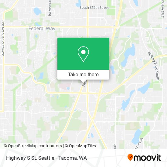 Highway  S St map