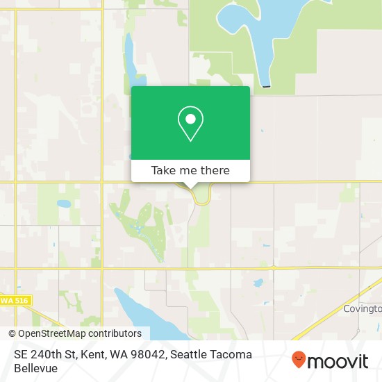 Mapa de SE 240th St, Kent, WA 98042