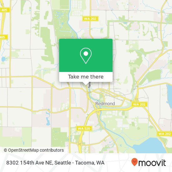 Mapa de 8302 154th Ave NE