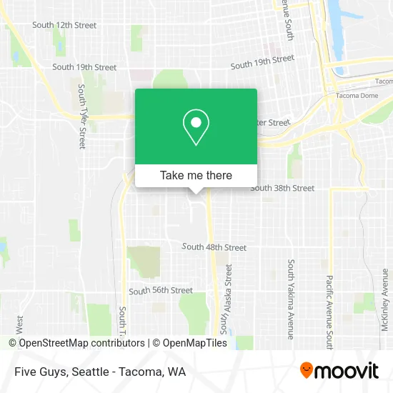 Five Guys map