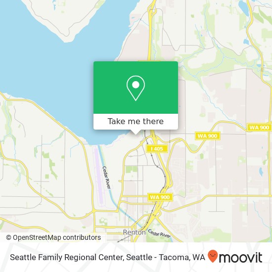 Mapa de Seattle Family Regional Center