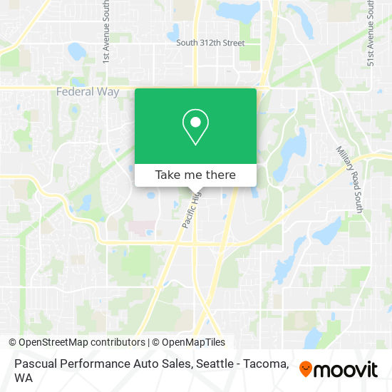 Pascual Performance Auto Sales map
