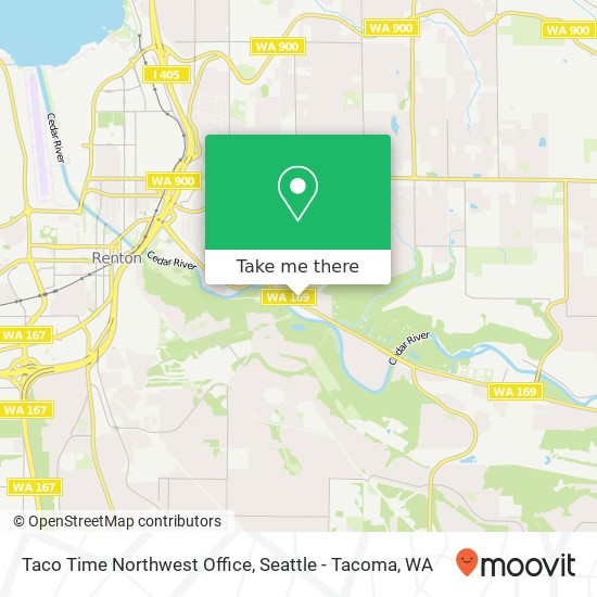 Taco Time Northwest Office map