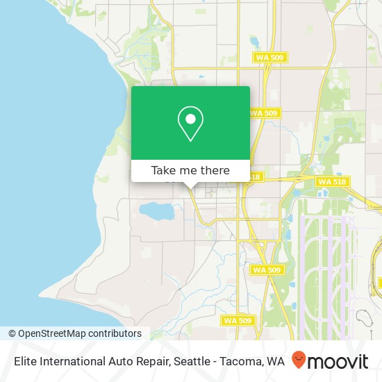 Elite International Auto Repair map