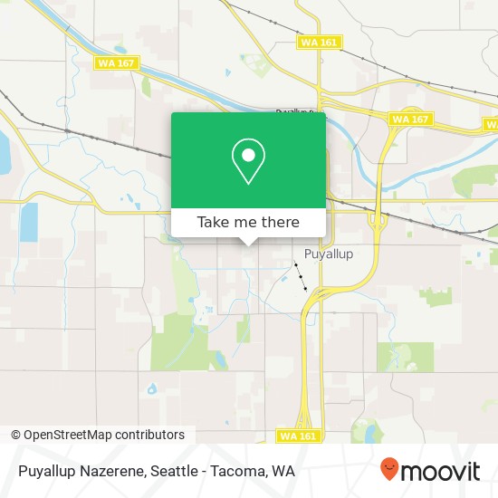 Puyallup Nazerene map