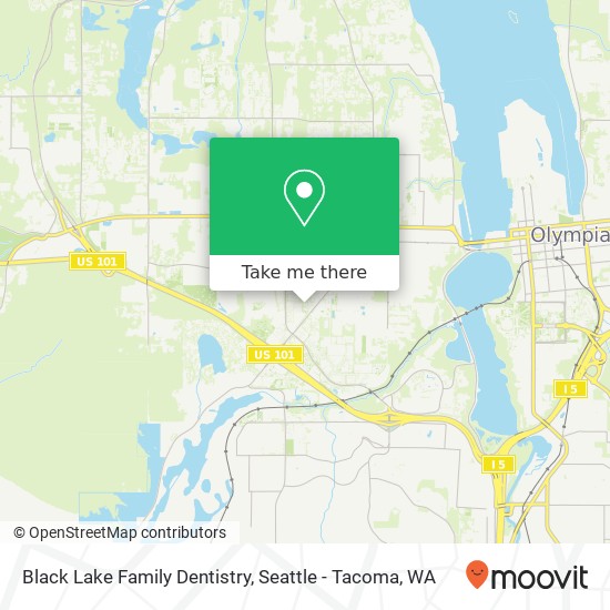 Mapa de Black Lake Family Dentistry