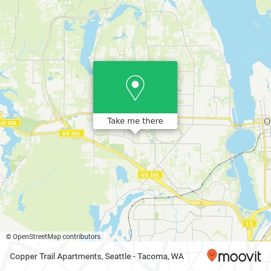 Mapa de Copper Trail Apartments