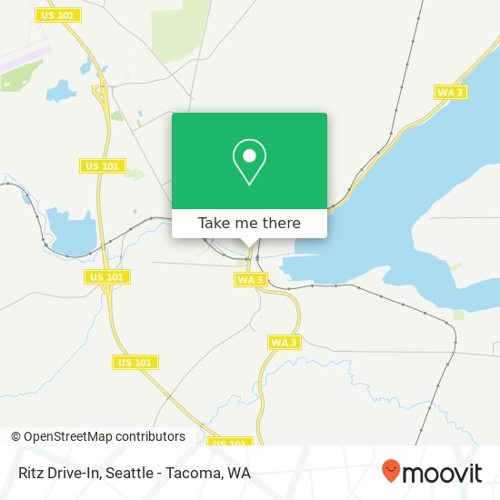 Ritz Drive-In map