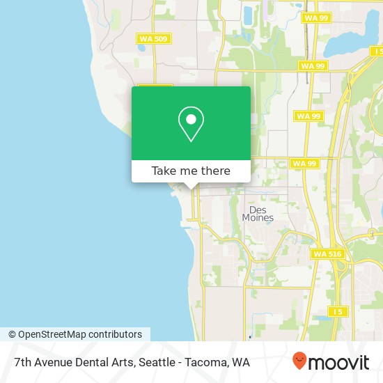 7th Avenue Dental Arts map