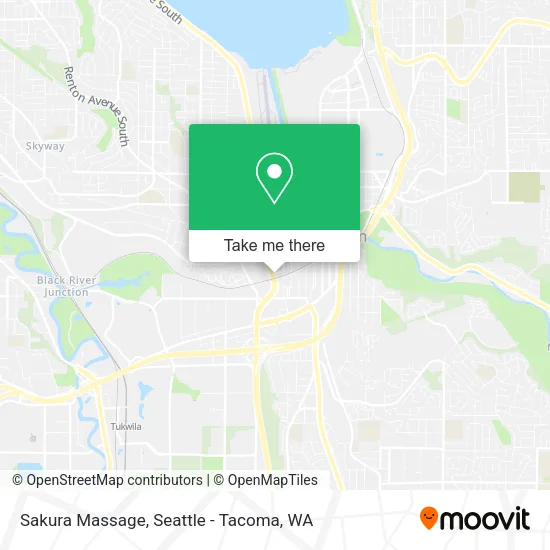 Sakura Massage map