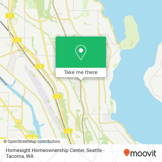 Homesight Homeownership Center map