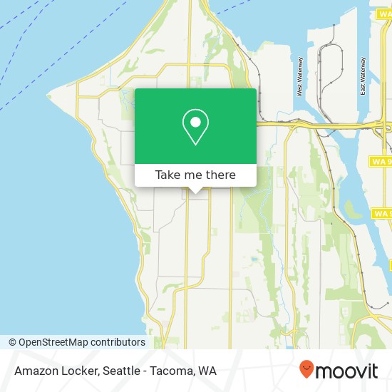 Amazon Locker map