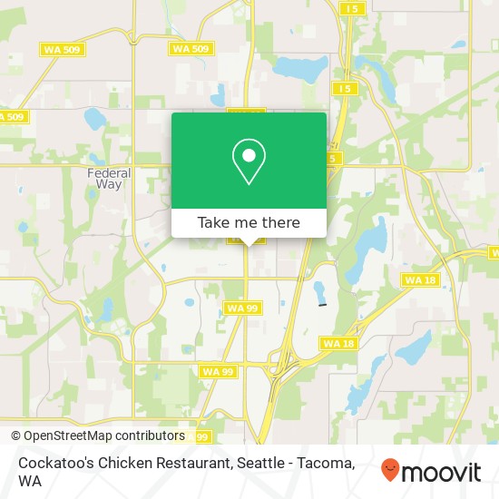 Cockatoo's Chicken Restaurant map