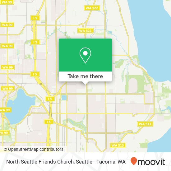 North Seattle Friends Church map