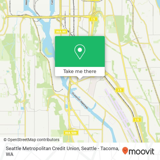 Seattle Metropolitan Credit Union map