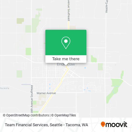 Team Financial Services map