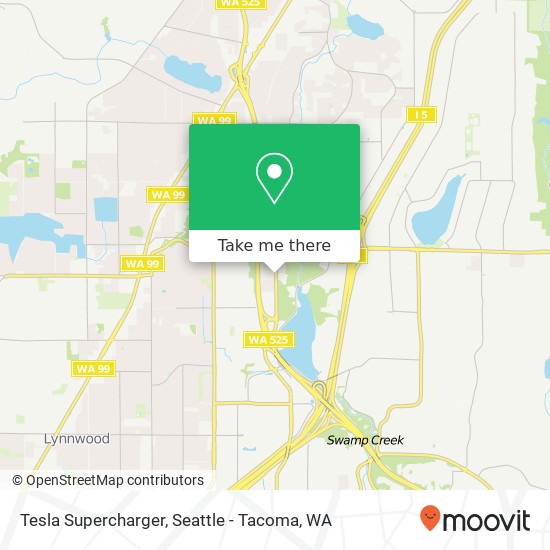 Tesla Supercharger map