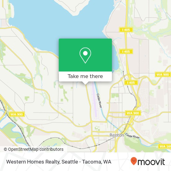 Western Homes Realty map