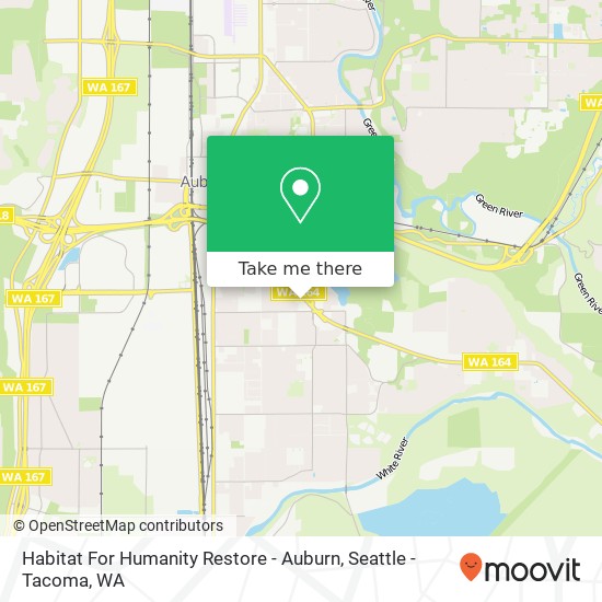 Mapa de Habitat For Humanity Restore - Auburn