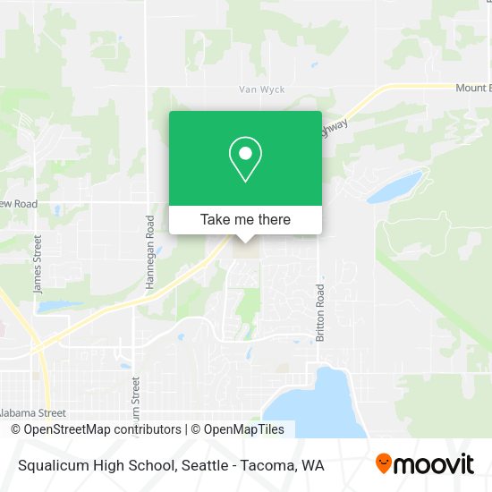 Squalicum High School map
