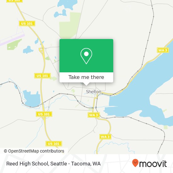 Mapa de Reed High School