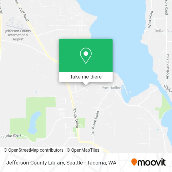 Jefferson County Library map