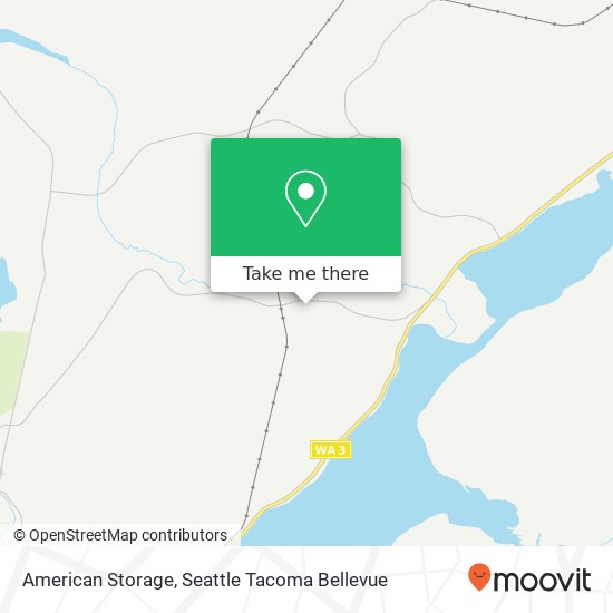 Mapa de American Storage