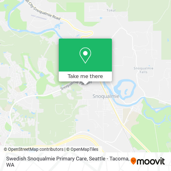 Swedish Snoqualmie Primary Care map