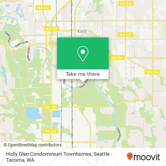 Mapa de Holly Glen Condominium Townhomes