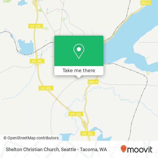 Mapa de Shelton Christian Church