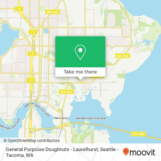 Mapa de General Porpoise Doughnuts - Laurelhurst
