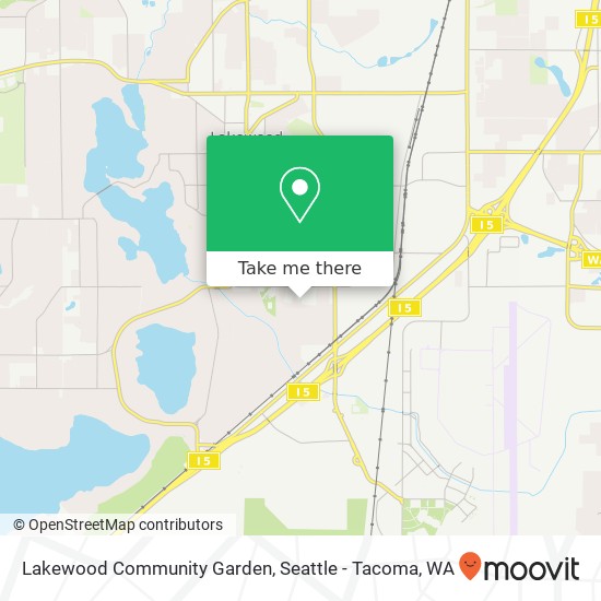 Mapa de Lakewood Community Garden