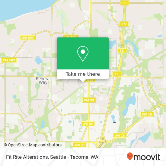 Fit Rite Alterations map