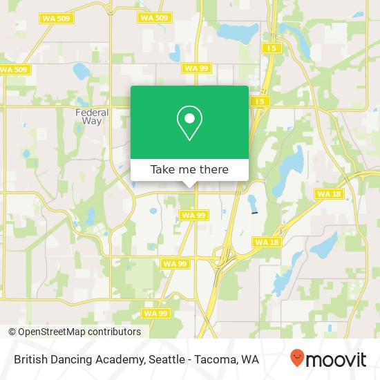 Mapa de British Dancing Academy