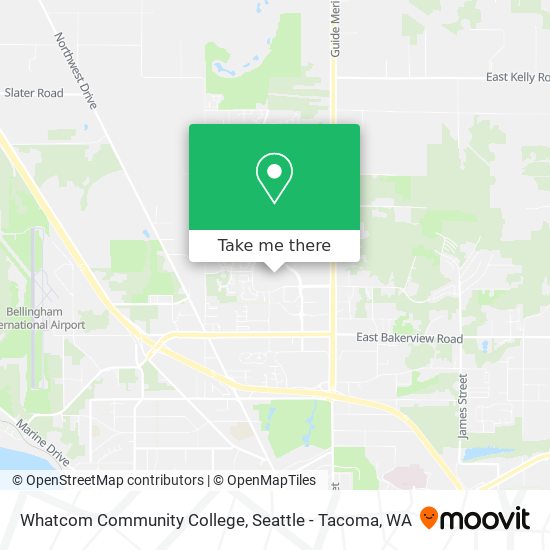 Whatcom Community College map