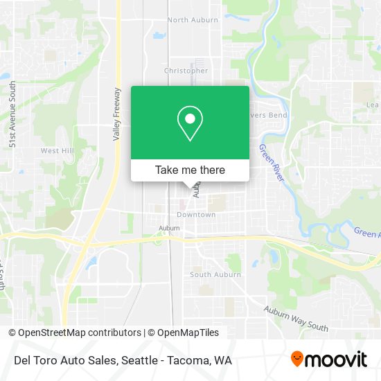 Del Toro Auto Sales map