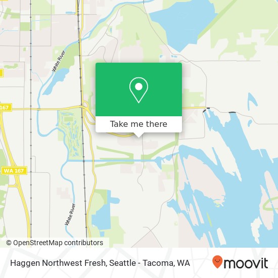 Haggen Northwest Fresh map