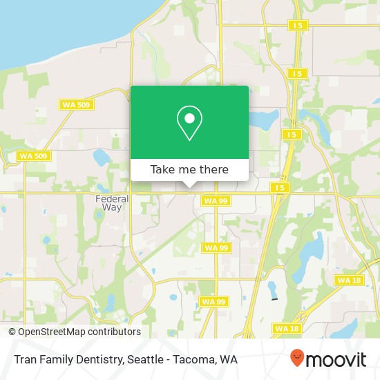 Mapa de Tran Family Dentistry