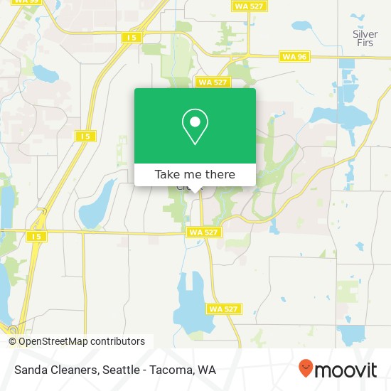 Sanda Cleaners map