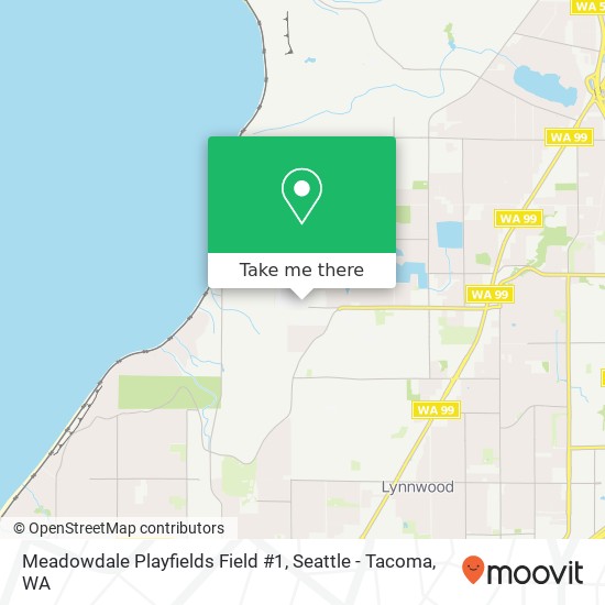 Meadowdale Playfields Field #1 map