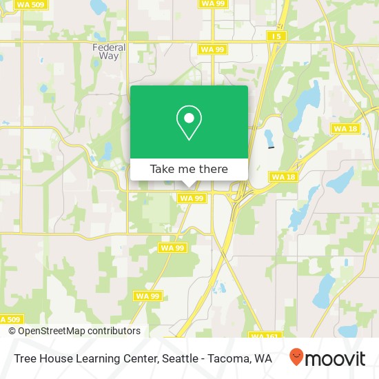 Tree House Learning Center map