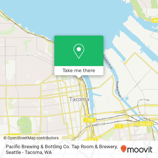 Mapa de Pacific Brewing & Bottling Co. Tap Room & Brewery