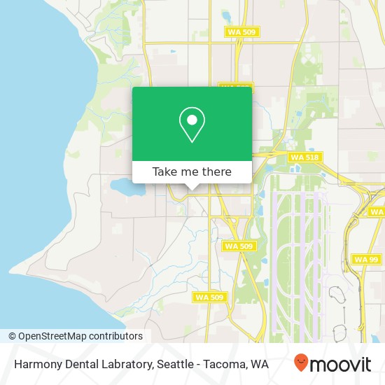 Harmony Dental Labratory map