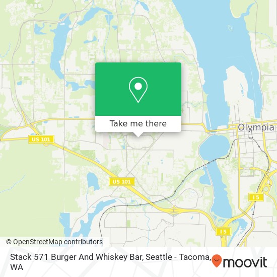 Stack 571 Burger And Whiskey Bar map