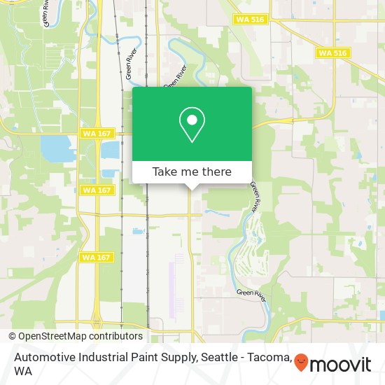 Mapa de Automotive Industrial Paint Supply