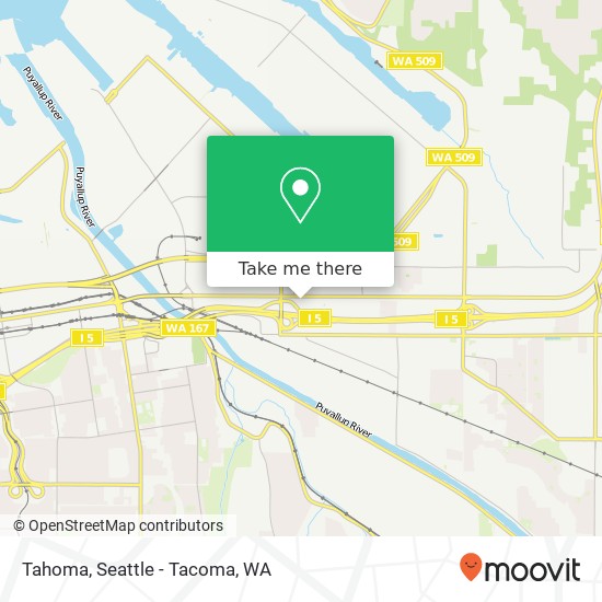 Tahoma map