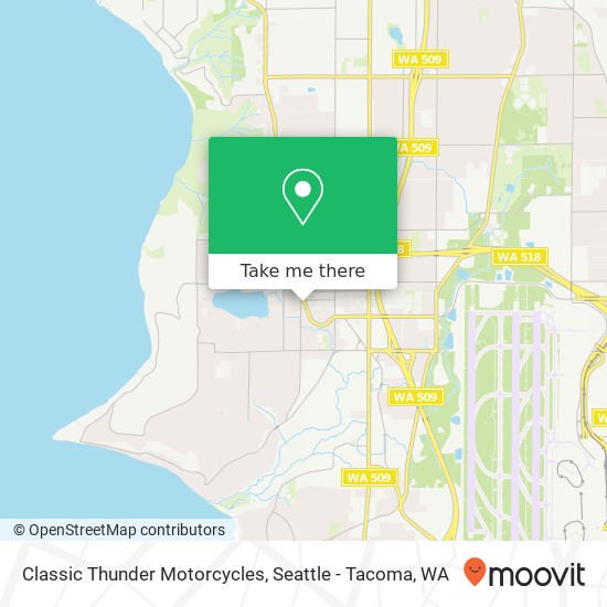 Classic Thunder Motorcycles map