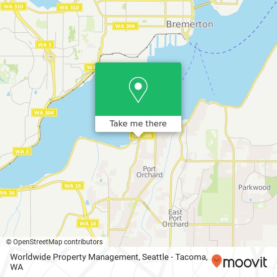 Worldwide Property Management map